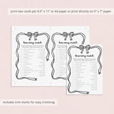 Printable Love Songs Matching Game