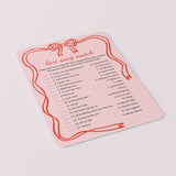 Love Song Game with Answers Printable