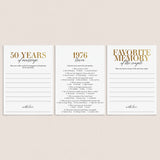 50th Anniversary Party Games Married in 1976 Printable by LittleSizzle