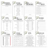 50th Anniversary Games Printable Floral Married in 1976 by LittleSizzle