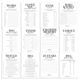 Married in 1984 41st Wedding Anniversary Party Games Bundle by LittleSizzle