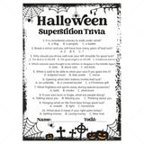 Halloween Superstitions Trivia Printable | Answers Included by LittleSizzle