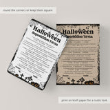 Halloween Superstitions Trivia Printable | Answers Included