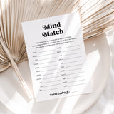 Office Ice Breaker Game Mind Match Digital Download