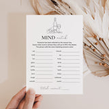 Wine Party Icebreaker Game Mind Match Printable