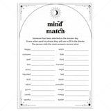 Halloween Mind Match Game Printable by LittleSizzle