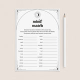 Halloween Mind Match Game Printable by LittleSizzle