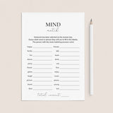 MindMatch Game Printable Icebreaker by LittleSizzle