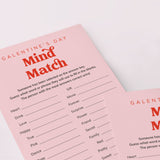 Galentines Game Printable Mind Match