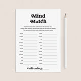 Office Ice Breaker Game Mind Match Digital Download by LittleSizzle