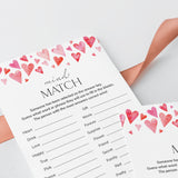Match My Mind Valentine's Edition Game Printable