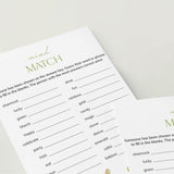 St Patty's Day Game for Groups Mind Match Printable