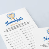 Hanukkah Group Game Printable Mind Match