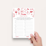 Nurses Icebreaker Game Mind Match Printable
