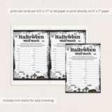 Halloween Mind Match Finish The Phrase Game Printable