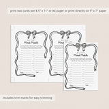 NYE Games Printable | 12 New Years Eve Games & Activities for Adults