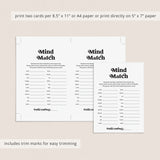 Office Ice Breaker Game Mind Match Digital Download