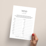MindMatch Game Printable Icebreaker