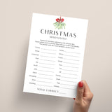 Modern Minimalist Christmas Games Bundle Printable