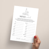 Wine Party Icebreaker Game Mind Match Printable