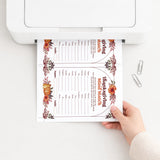 Printable Thanksgiving Games for Families