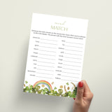 St Patty's Day Game for Groups Mind Match Printable