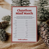 Mind Match Christmas Icebreaker Game Printable