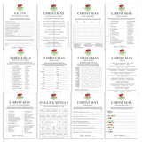 Modern Minimalist Christmas Games Bundle Printable by LittleSizzle
