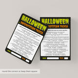 Halloween Superstitions Trivia Quiz Printable | Monster Theme