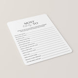 Most Likely To Office Questions Printable