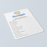 Hanukkah Most Likely To Game Printable