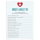 Printable Nurse Nominations Game Who Is Most Likely To Questions by LittleSizzle