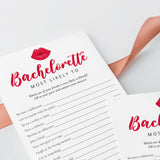 Funny Bachelorette Most Likely To Questions Printable Game