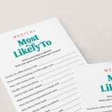 Medical Game Most Likely To for Doctors and Nurses