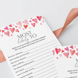 Galentine's Day Most Likely To Printable Game