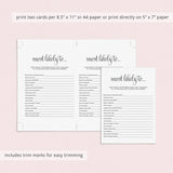 Funny Adult Party Game Printable Most Likely To...