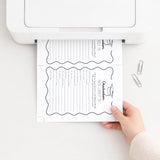 Graduation Most Likely To Game Printable Wavy Border