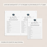 Who Is Most Likely To Game Questions for Graduation Party Printable