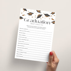 Most Likely To Grad Party Game Printable