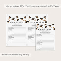 Most Likely To Grad Party Game Printable