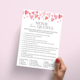 Pink Heart Galentines Day Games for Adults Printable