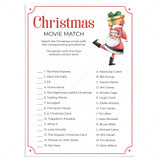 Christmas Movie Matching Game Printable by LittleSizzle
