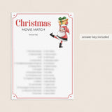 Christmas Movie Matching Game Printable