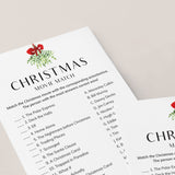 Printable Christmas Movie Match with Answers