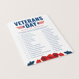 Music of America Match Up Game for Veterans Day Printable