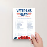 Music of America Match Up Game for Veterans Day Printable