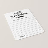 Book Club Printable Share Your Favorite Book