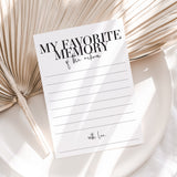 My Favorite Memory Of The Retiree Cards Printable