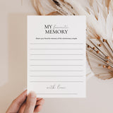 My Favorite Memory Anniversary Cards Printable