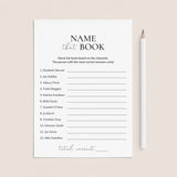 Book Club Name That Book Game with Answer Key Printable by LittleSizzle